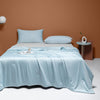 CODI Cool Silk Summer Soft Washable Quilt Silky Air Conditioning Blanket - Blue
