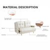 CLOUDY Microfibre Foldable Sofa Bed - Orange