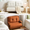 CLOUDY Microfibre Foldable Sofa Bed - Orange