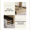 LUNA Storage Drawer Bed Frame with Headboard - Walnut Colour