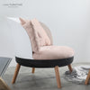 TRASA Rest Armchair with Ottomans - Pink Colour