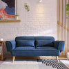 SEABLUE 2 Seater Linen Fabric Sofa Bed