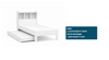NEST Storage Headboard Pull Out Bed