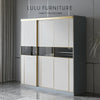 WAHIE Luxury Sliding Wardrobe with Locker