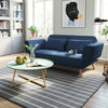 SEABLUE 2 Seater Linen Fabric Sofa Bed