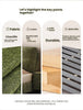 French Cream-Style Cloud Chenille Upholstered Storage Bed Frame