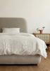 Fabric Bed Frame with Soft Headboard