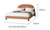 Nordic Upholstered Bed Frame