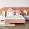 Soft Padded Bed Frame with Headboard