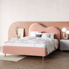 Soft Padded Bed Frame with Headboard