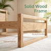 ForestEdge Solid Wood Bed Frame – Queen Size