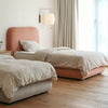 Fabric Bed Frame with Soft Headboard
