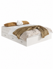 LUNA Storage Drawer Tatami Bed Frame - White Colour