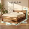 ForestEdge Solid Wood Bed Frame – Queen Size