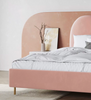 Soft Padded Bed Frame with Headboard