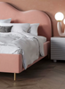 Soft Padded Bed Frame with Headboard