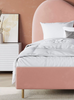 Soft Padded Bed Frame with Headboard