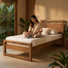 MapleCraft Solid Wood Bed Frame – Single Size
