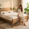 ForestEdge Solid Wood Bed Frame – Queen Size