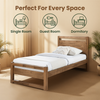 MapleCraft Solid Wood Bed Frame – Single Size