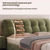French Cream-Style Cloud Chenille Upholstered Storage Bed Frame