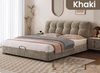 French Cream-Style Cloud Chenille Upholstered Storage Bed Frame