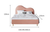 Soft Padded Bed Frame with Headboard