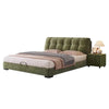 French Cream-Style Cloud Chenille Upholstered Storage Bed Frame