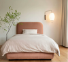 Fabric Bed Frame with Soft Headboard