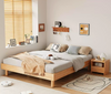 Luna Solid Wood Platform Bed Frame