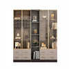 WAHIE Wine Cabinet Bookshelf