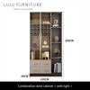 WAHIE Wine Cabinet Bookshelf