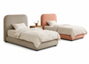 Fabric Bed Frame with Soft Headboard