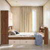 LUNA Storage Drawer Bed Frame - Customised with Headboard and Wardrobe