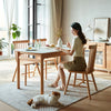 Kuta Sintered Stone Dining Table with Solid Oak Legs