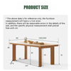 NOFI OAK 100% Solid Wood Dining Table