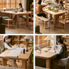 NOFI OAK 100% Solid Wood Dining Table