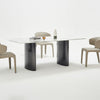 SIRA Dining Table Set - Marble Rectangle Dining Table with Chair Set