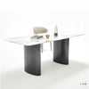 SIRA Dining Table Set - Marble Rectangle Dining Table with Chair Set