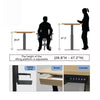 Missan Adjustable Table - Grey Colour