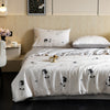 Anna and Rose | 60 Thread Count Austrian Orchid Essence Tencel Bedding Set, Summer Cool Lyocell Cartoon Floral Print