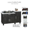 Luno Compact Kitchen Cabinet