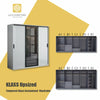 KLASS Upsized Tempered Glass Wardrobe - Customised with Modules