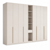 LILY Modular 18mm Thick E0 Solid Plywood 2|3|4 Doors Wardrobe 12 Months Warranty, Available in 10 Sizes
