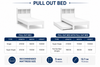 NEST Storage Headboard Pull Out Bed