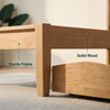 ForestEdge Solid Bed 2-IN-1 Pull Out Bed Frame