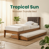 ForestEdge Solid Bed 2-IN-1 Pull Out Bed Frame