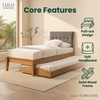 ForestEdge Solid Bed 2-IN-1 Pull Out Bed Frame
