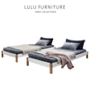 Classic Stackable Solid Wood Bed Frame – Single Size two Single beds