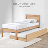 Homestead Solid Wood Bed Frame – 2-in-1 Pull Out Bed